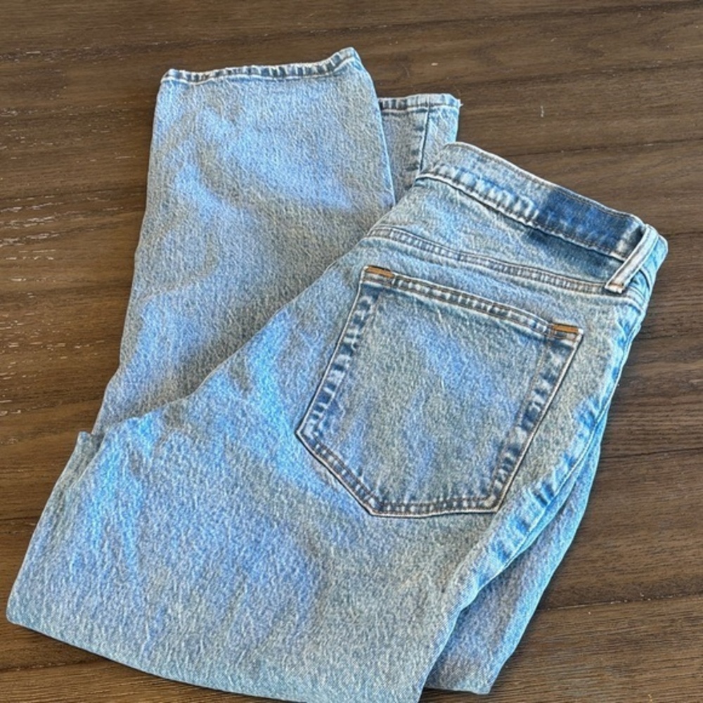 Abercrombie & Fitch Ultra High Rise 90s Straight  5 pocket Jeans 14 Y2K